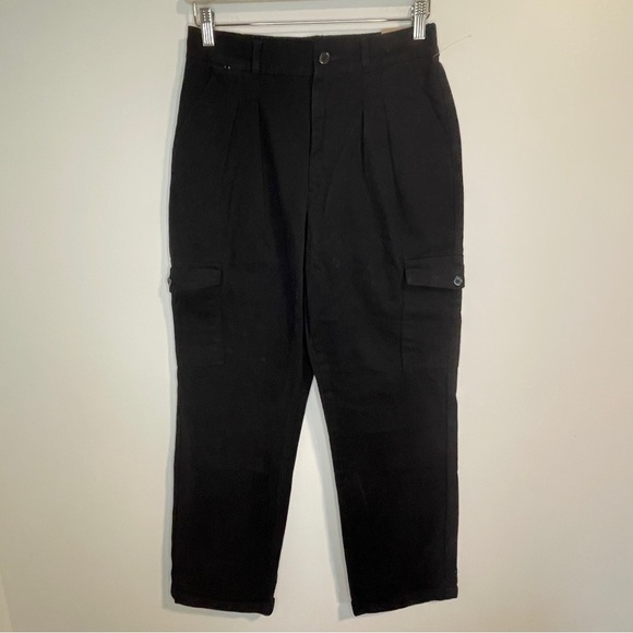 Pacsun Cargo Trousers Black Size S - Picture 1 of 8
